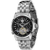 Louis XVI ATHOS Largent Noir Sapphire Mechanical Automatic Watch