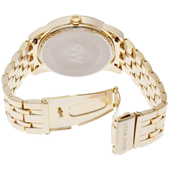 Nine West Womens NW 1578CHGB Champagne Dial GoldTone Bracelet Watch   TIMECRAFT